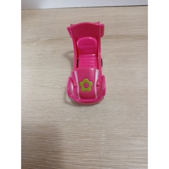 Polly Pocket Roller Coaster Toy Car Replacement Mattel Pink 2008 3 Inches - Picture 9 of 9